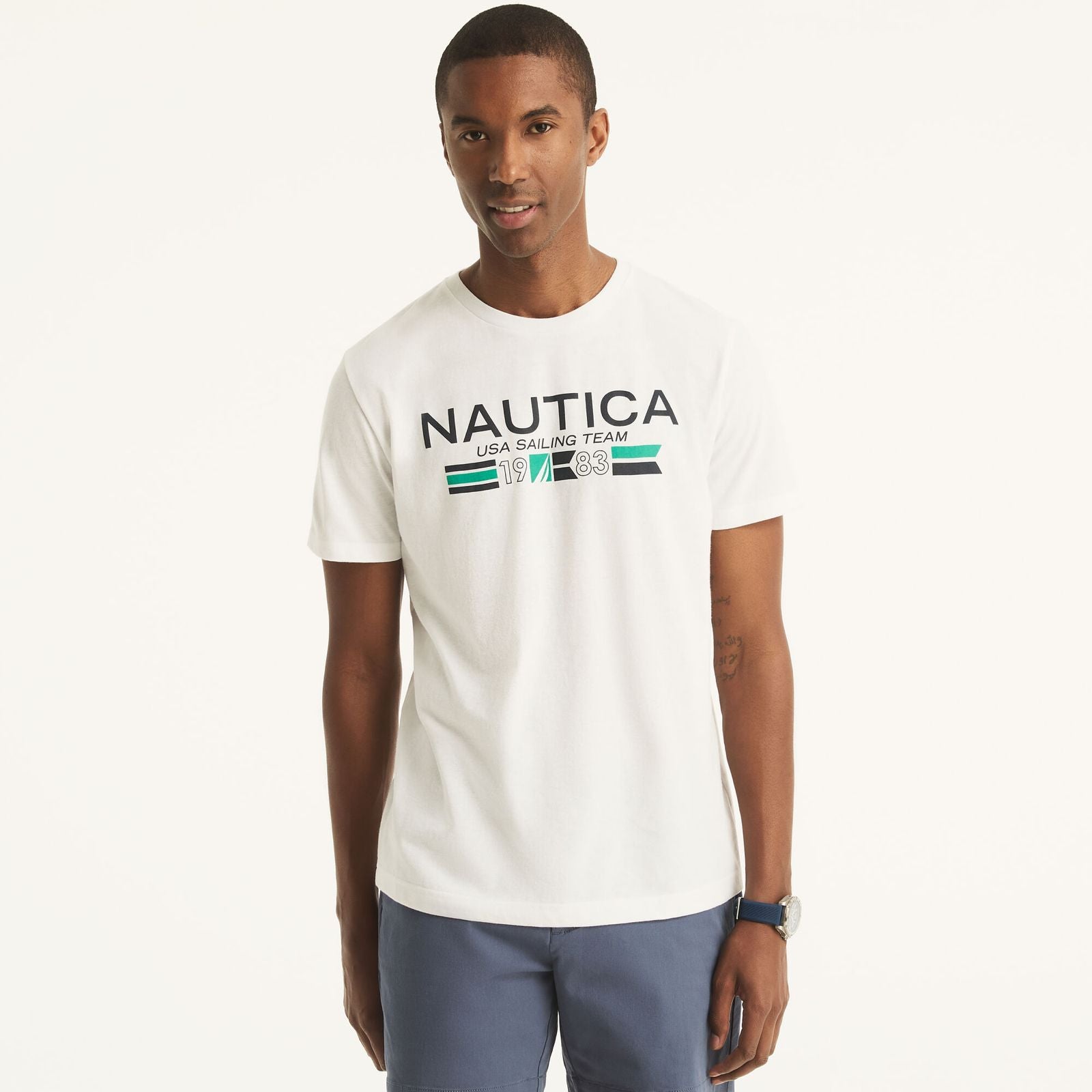 Camiseta Nautica Blanca