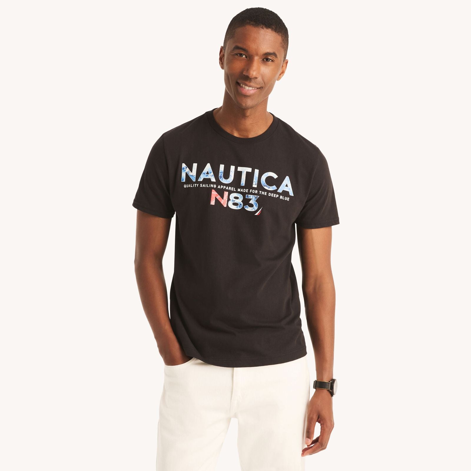 Camiseta Nautica Negra